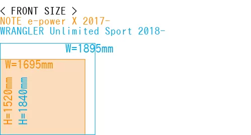 #NOTE e-power X 2017- + WRANGLER Unlimited Sport 2018-
